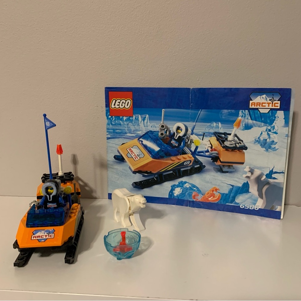 Lego set Arctic expedition snowmobile 6586 skis polar bear - Picture 5 of 5